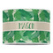 Tropical Leaves #2 16" Drum Lampshade - FRONT (Poly Film)