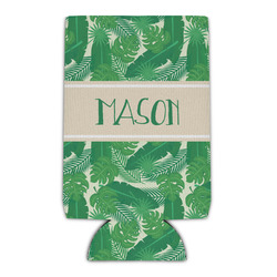 Tropical Leaves #2 Can Cooler (16 oz) (Personalized)