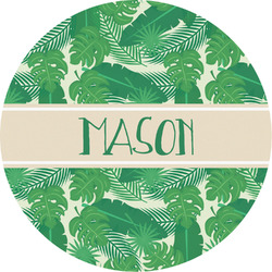 Tropical Leaves #2 Multipurpose Round Labels - 2" (Personalized)