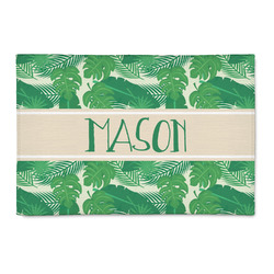 Tropical Leaves #2 2' x 3' Indoor Area Rug (Personalized)