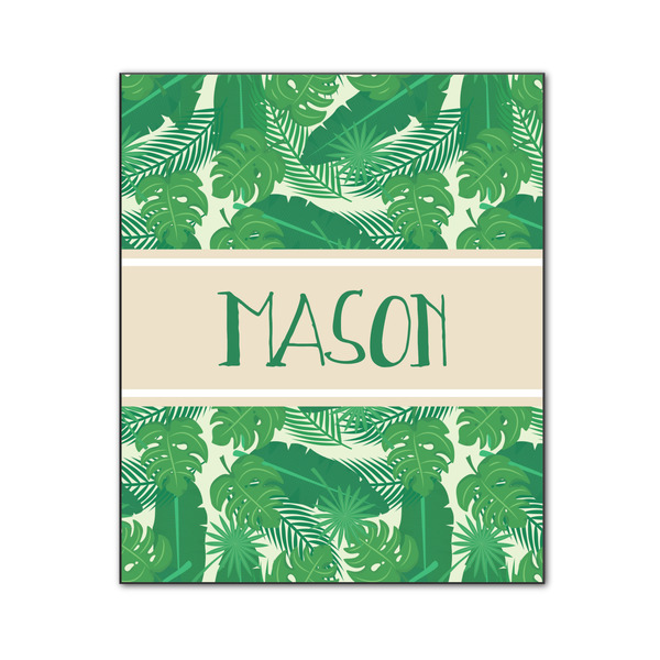 Custom Tropical Leaves #2 Wood Print - 20x24 (Personalized)