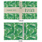 Tropical Leaves #2 3 Ring Binders - Full Wrap - 1" - APPROVAL