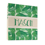 Tropical Leaves #2 3 Ring Binder - Full Wrap - 1" (Personalized)