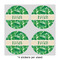 Tropical Leaves #2 4" Multipurpose Round Labels - Sheet