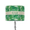 Tropical Leaves #2 8" Drum Lampshade - ON STAND (Fabric)