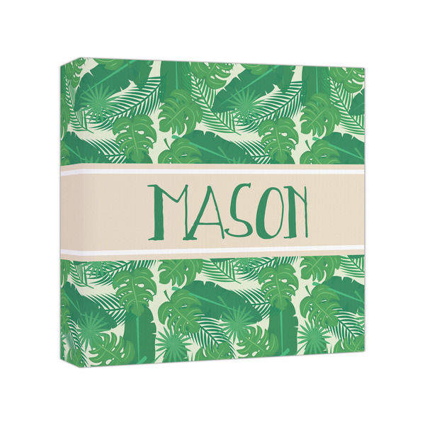 Custom Tropical Leaves #2 Canvas Print - 8x8 (Personalized)