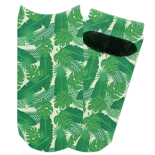 Custom Tropical Leaves #2 Adult Ankle Socks