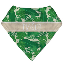 Tropical Leaves #2 Bandana Bib (Personalized)