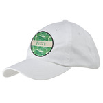 Tropical Leaves #2 Baseball Cap - White (Personalized)