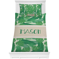 Tropical Leaves #2 Comforter Set - Twin w/ Name or Text