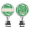 Tropical Leaves 2 Bottle Stopper - Front and Back
