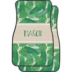 Tropical Leaves #2 Car Floor Mats (Personalized)