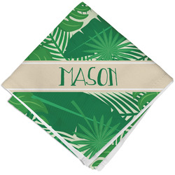 Tropical Leaves #2 Cloth Napkin w/ Name or Text