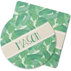 Tropical Leaves #2 Rubber Backed Coaster (Personalized)