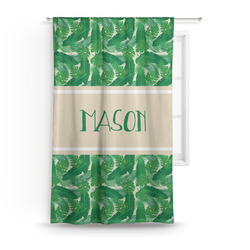 Tropical Leaves #2 Curtain - 50"x84" Panel (Personalized)