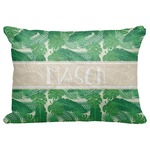 Tropical Leaves #2 Decorative Baby Pillowcase - 16"x12" w/ Name or Text