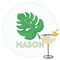 Tropical Leaves #2 Drink Topper - XLarge - Single with Drink