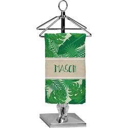 Tropical Leaves #2 Finger Tip Towel - Full Print w/ Name or Text