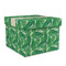 Tropical Leaves #2 Gift Boxes with Lid - Canvas Wrapped - X-Large - Front/Main