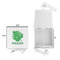 Tropical Leaves #2 Gift Boxes with Magnetic Lid - White - Open & Closed