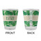 Tropical Leaves #2 Glass Shot Glass - Standard - APPROVAL