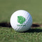 Tropical Leaves #2 Golf Ball - Branded - Front Alt