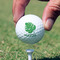 Tropical Leaves #2 Golf Ball - Branded - Hand