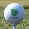 Tropical Leaves #2 Golf Ball - Branded - Tee