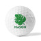 Tropical Leaves #2 Golf Balls - Generic - Set of 12 - FRONT