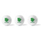 Tropical Leaves #2 Golf Balls - Generic - Set of 3 - APPROVAL