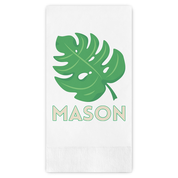 Custom Tropical Leaves #2 Guest Paper Towels - Full Color (Personalized)