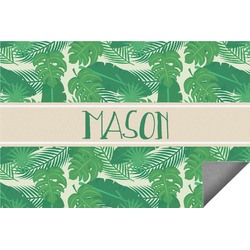 Tropical Leaves #2 Indoor / Outdoor Rug (Personalized)