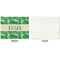 Tropical Leaves #2 Linen Placemat - APPROVAL Single (single sided)