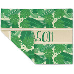 Tropical Leaves #2 Double-Sided Linen Placemat - Single w/ Name or Text