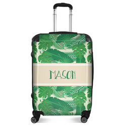 Tropical Leaves #2 Suitcase - 24" Medium - Checked (Personalized)