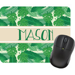 Tropical Leaves #2 Rectangular Mouse Pad w/ Name or Text