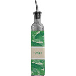 Tropical Leaves #2 Oil Dispenser Bottle w/ Name or Text