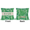 Tropical Leaves 2 Outdoor Pillow - 18x18