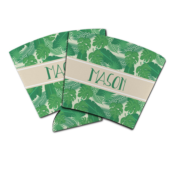 Custom Tropical Leaves #2 Party Cup Sleeve (Personalized)