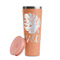 Tropical Leaves #2 Peach RTIC Everyday Tumbler - 28 oz. - Lid Off