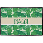 Tropical Leaves #2 Door Mat - 36"x24" w/ Name or Text