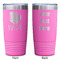 Tropical Leaves #2 Pink Polar Camel Tumbler - 20oz - Double Sided - Approval