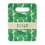 Tropical Leaves #2 Rectangular Trivet with Handle (Personalized)