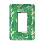 Tropical Leaves #2 Rocker Style Light Switch Cover - Single Switch