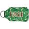 Tropical Leaves #2 Sanitizer Holder Keychain - Small (Back)