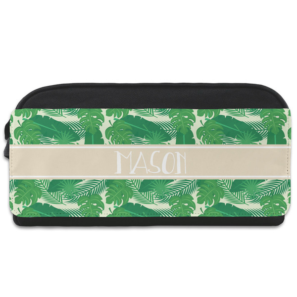 Custom Tropical Leaves #2 Shoe Bag (Personalized)