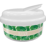 Tropical Leaves #2 Snack Container (Personalized)