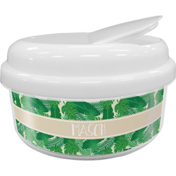 Tropical Leaves #2 Snack Container (Personalized)