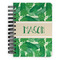 Tropical Leaves 2 Spiral Journal Small - Front View