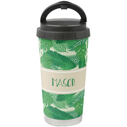 Tropical Leaves #2 Stainless Steel Coffee Tumbler (Personalized)